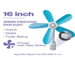 Kipas Angin Ruangan Kantor Rumah Jepit Gantung Baling Fleksibel - Image 7