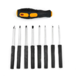 Obeng Set 9in1 Plus Minus Tool Kit Alat Pembuka Skrup Baut Jam Tangan - Image 6