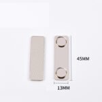 Nametag Magnet Caution Grade Super dengan Plat Besi Anti Karat - Silver - Image 4