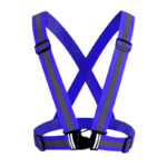 Rompi Safety Proyek Karet Elastis Guard Reflective Belt V - Biru