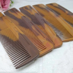 Sisir Rambut Twin Coklat Model Lurus Plastik Beauty Comb Nyaman - Image 4