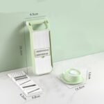 Pemotong Sayuran Manual dengan 7 Pilihan Potongan Stainless Steel - Image 2