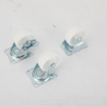 Roda Troli Etalase 4 Pcs Caster Merah Nylon PVC dengan Rem Putar - Rem - Image 8