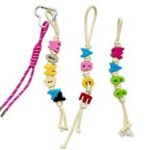 Manik Alfabet 3D Luxury Bahan Aksesoris DIY Craft Gelang Kalung - M - Image 6