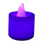 Lilin LED Mini dan Sedang Candle Light Lamp Dekorasi Kamar Tidur - Ungu
