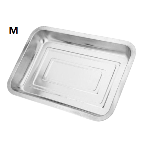 L7x163xx2VltvPIUXnOvcO9DDYTW4Ia7AasYwlGw Baki Stainless Cekung Baking Tray Alat Saji Pemanggang Variasi Ukuran - M - Image 1