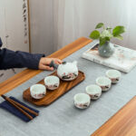 Set Tea Pot Teh Cina Keramik C19 Classic Dengan 6 Cangkir - A02 - Image 6