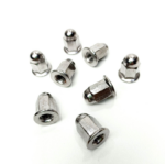 Mur Topi Flange Cap Nut Knalpot Baja Lapisan Nikel - M6 - Image 2