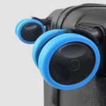 Cover Pelindung Roda Koper Silikon Reduksi Suara Perlindungan Tambahan - Oranye - Image 5