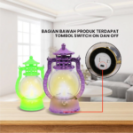 Lampu Lentera Minyak Vintage Souvenir Ramadhan Dekorasi Minimalis LED - Image 5