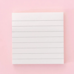 Sticky Notes Polos 80 Lembar Memo Tempel Praktis Catatan Harian - White Line