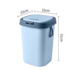 Tempat Tong Sampah Dapur Kamar Kotak Tertutup Plastik Simple Aesthetic