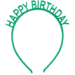 Bando Ulang Tahun Desain Happy Birthday Warna Warni Gaya Korea - Hijau