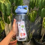 Botol Minum Minuman Motivasi Tumbler Viral Lucu Kekinian 2 Liter - Transparan Biru - Image 3