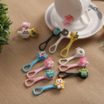 Pengikat Kabel Karakter Imut untuk Kabel Charger dan Earphone - Kucing - Image 6