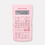 Kalkulator Ilmiah SinCosTan 240 Fungsi Layar LCD HD Baterai L1131 - Pink - Image 9