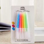 Lilin Ulang Tahun Metalik Birthday Candle Party 10 Pcs - Biru - Image 9