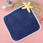 Lap Tangan Handuk Gantung Dengan Motif Karakter 3D - Navy