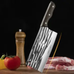 Pisau Dapur Pemotong Daging Sayur Buah Koki Chef Knife Baja Stainless - Persegi