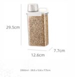 Toples Penyimpanan Makanan Plastik Acrylic dengan Gelas Ukur Serbaguna - 1100 ML - Image 4