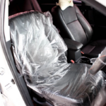 Cover Jok Mobil Plastik Disposable Sarung Pelindung Jok Interior - Image 4