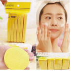 Spons Facial Stick Kentang Seaweed Wool Pembersih Kulit Wajah Praktis - Biru - Image 3