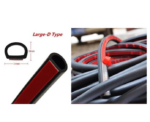 Karet List Pelindung Pintu Mobil Universal Metal Reflective Effect 5M - Full 5 Meter - Image 8