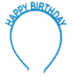 Bando Ulang Tahun Desain Happy Birthday Warna Warni Gaya Korea - Biru - Image 7
