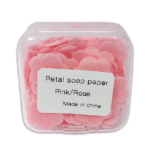 Sabun Kertas Travel Mini Motif Bunga Praktis untuk Cuci Tangan - Biru - Image 9