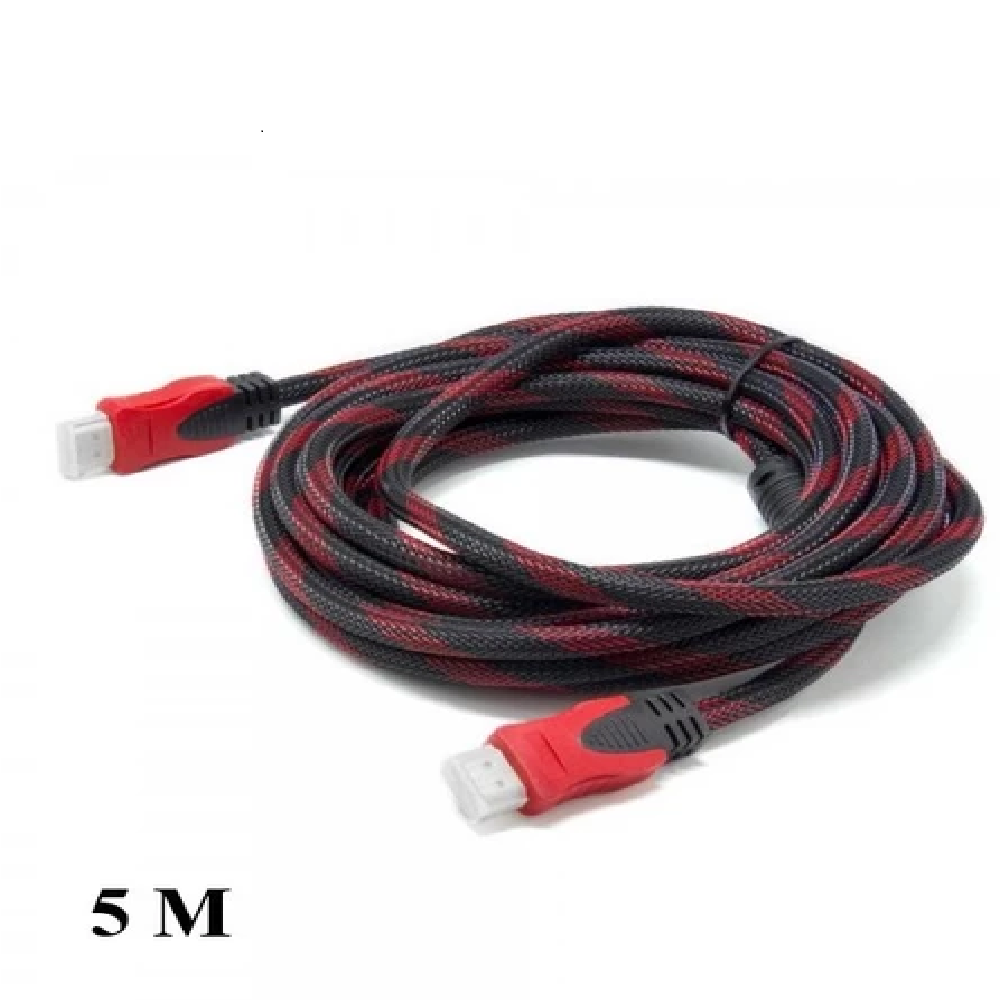 Q9S0bItTxA7CRAvQrp5iSRMd6HumVYriUnx4zkpb Kabel HDMI to HDMI 3 5 Meter Full HD TV Monitor STB Nylon Versi Terbaru - 5 Meter - Image 1
