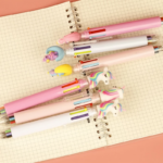 Pulpen Pena Mekanik Unicorn Karakter Multicolor 6 Warna - Putih Bulan - Image 2