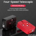 Kabel Charger 3 in 1 Casan HP Micro USB Type C Lightning Fast Charging - Hitam - Image 4