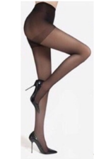 Stocking Sheleg Pantyhose Wanita Transparan Celana Stocking Sepaha - Hitam Sepaha - Image 5