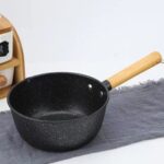 Panci Teflon Marble Black Anti Lengket 18 20cm Serbaguna Dapur - Teflon - Image 6