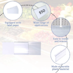 Label Harga Mika PVC Transparan Price Tag Holder Minimarket - Image 2