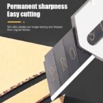 Pisau Cutter Besar Super Tajam 9 in 1 Stainless Steel - Image 7