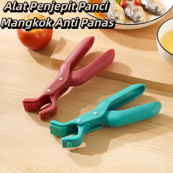 Penjepit Panci Piring 2 PCS Alat Dapur Multifungsi Anti Panas Kuat