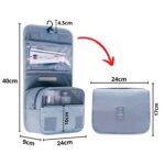 Travel Bag Storage Tas Penyimpanan Multifungsi Banyak Sekat Waterproof - Abu-abu