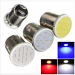 Lampu LED Rem Motor Mobil Bayonet 2 Kaki COB Plasma Ceper Merah 12V - Image 4