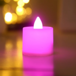 Lilin LED Mini dan Sedang Candle Light Lamp Dekorasi Kamar Tidur - Ungu - Image 5