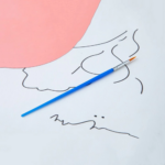 Kuas Lukis Lancip Datar Serbaguna Cocok untuk Pemula - Lancip