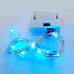 Lampu Hias Buket Bunga Balon Fairy Light Dekorasi Tumblr Kawat Mini - Biru 1 Meter