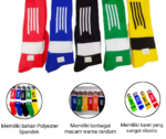 Kaos Kaki Sepak Bola Futsal Panjang Bergaris Pria Dewasa Olahraga - Hitam - Image 7