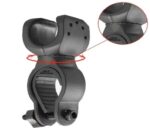 Tempat Holder Senter Sepeda 360 Derajat Bracket Torch Flashlight Hitam - Image 7