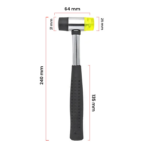 Palu Lantai Keramik Granit Karet Mini Rubber Hammer Soft - Image 7