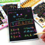 Buku Gambar Anak Gores Mini Magic Scratch Note Kreatif - Biru - Image 3