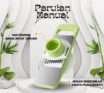 Pemotong Sayuran Manual dengan 7 Pilihan Potongan Stainless Steel - Image 4