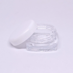 Pot Jar Cream Gel Bulat Wadah Travel Size Serbaguna Kosmetik Skincare - Putih