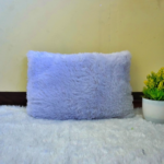 Bantal Sofa Bulu 2 Tampilan Aesthetic Elegan Dekorasi Kamar Ruangan - Putih - Image 5