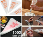 Plastik Segitiga Papping Piping Bag Pencetak Adonan Hiasan Kue Contong - Sedang - Image 5